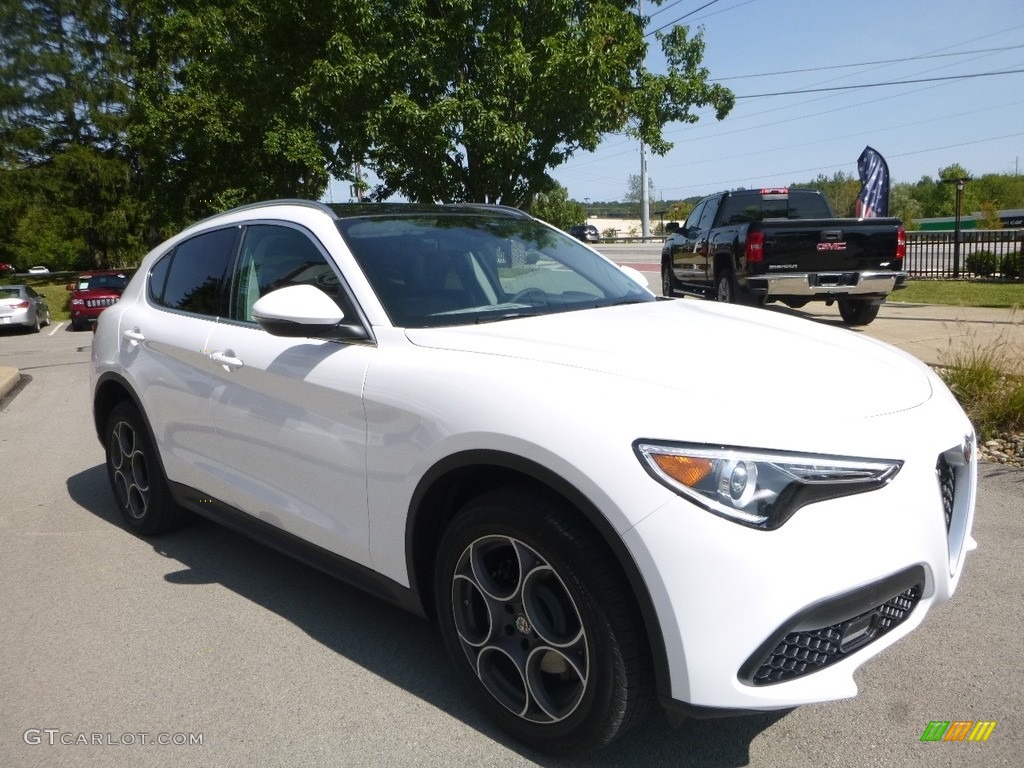 2018 Stelvio AWD - Alfa White / Black/Black photo #10