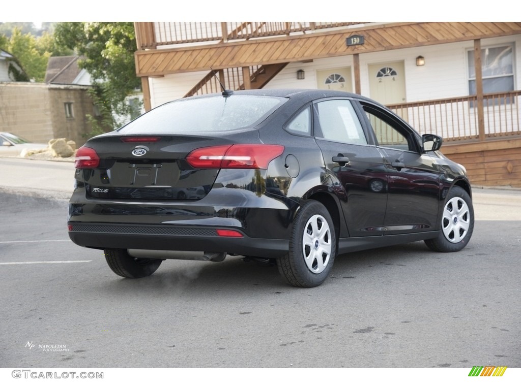 2017 Focus S Sedan - Shadow Black / Charcoal Black photo #4