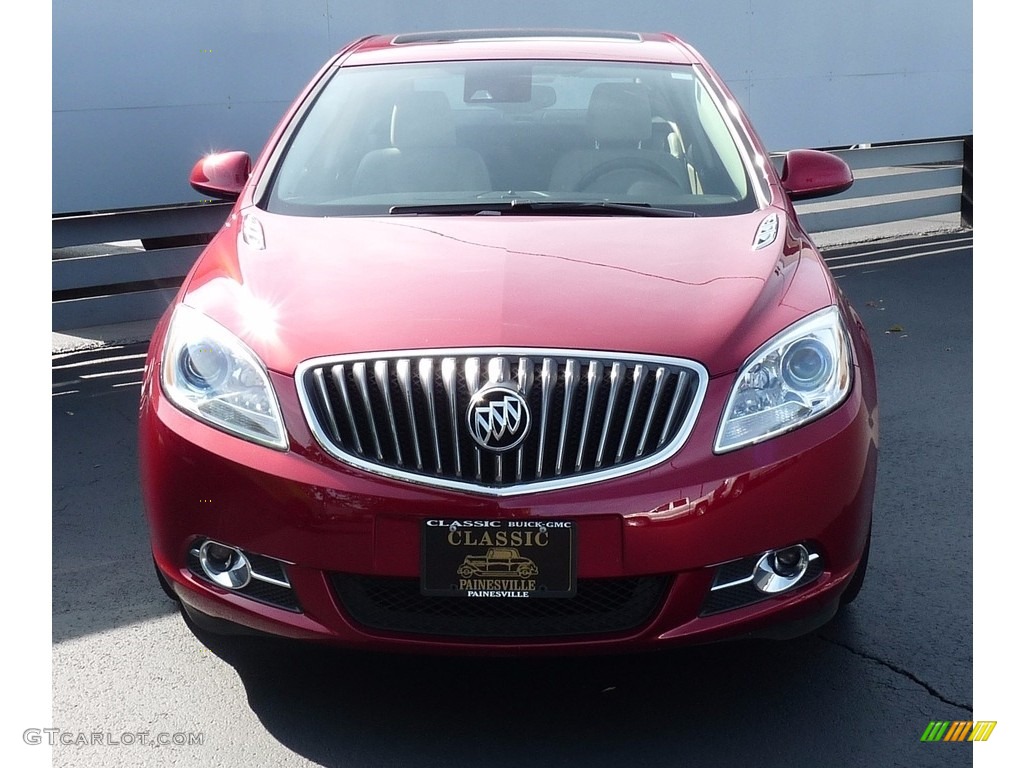 2014 Verano Leather - Crystal Red Tintcoat / Cashmere photo #4