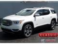 2018 White Frost Tricoat GMC Acadia SLT AWD  photo #1