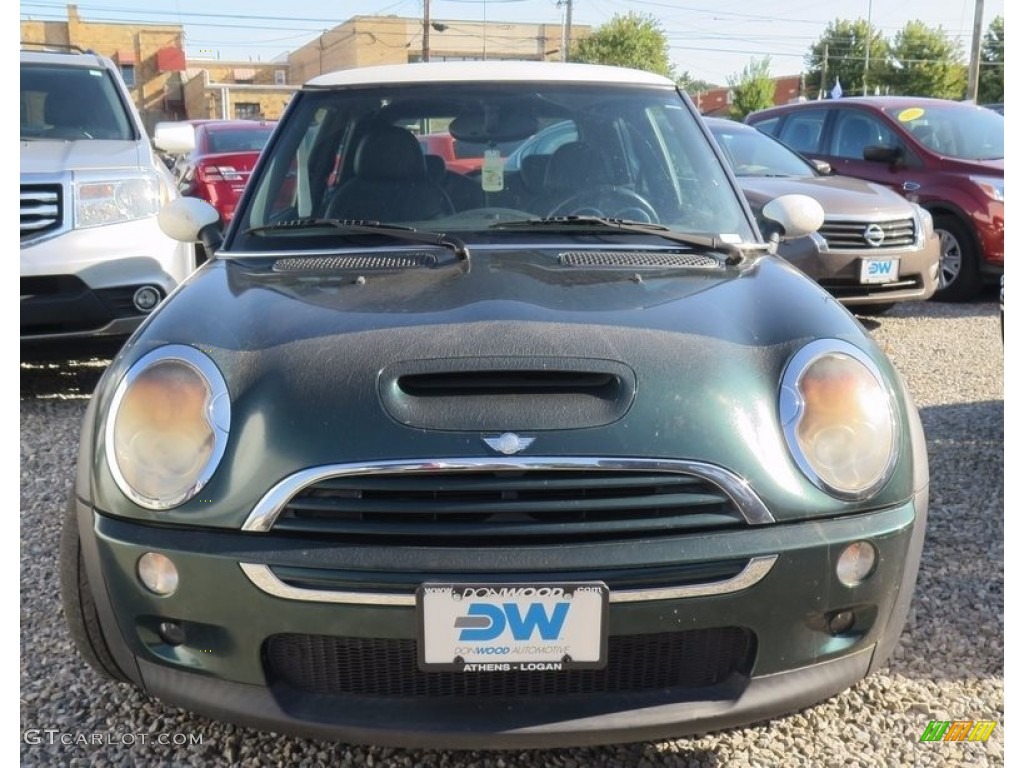 2005 Cooper S Hardtop - British Racing Green Metallic / Black/Panther Black photo #2