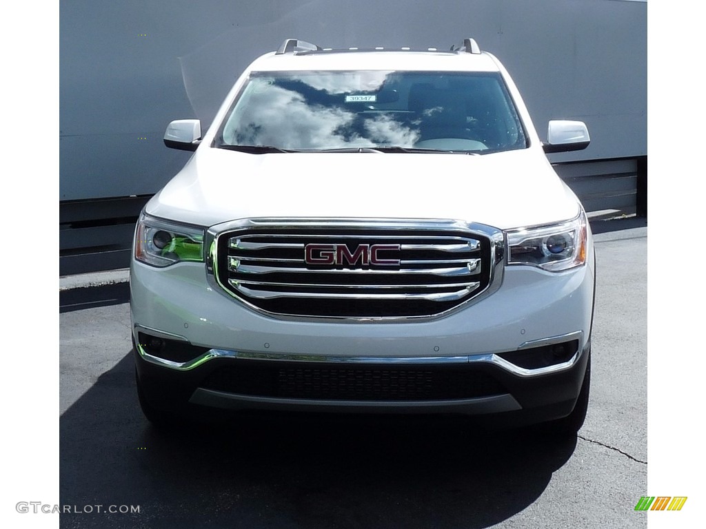 2018 Acadia SLT AWD - White Frost Tricoat / Cocoa/Light Ash Gray photo #4