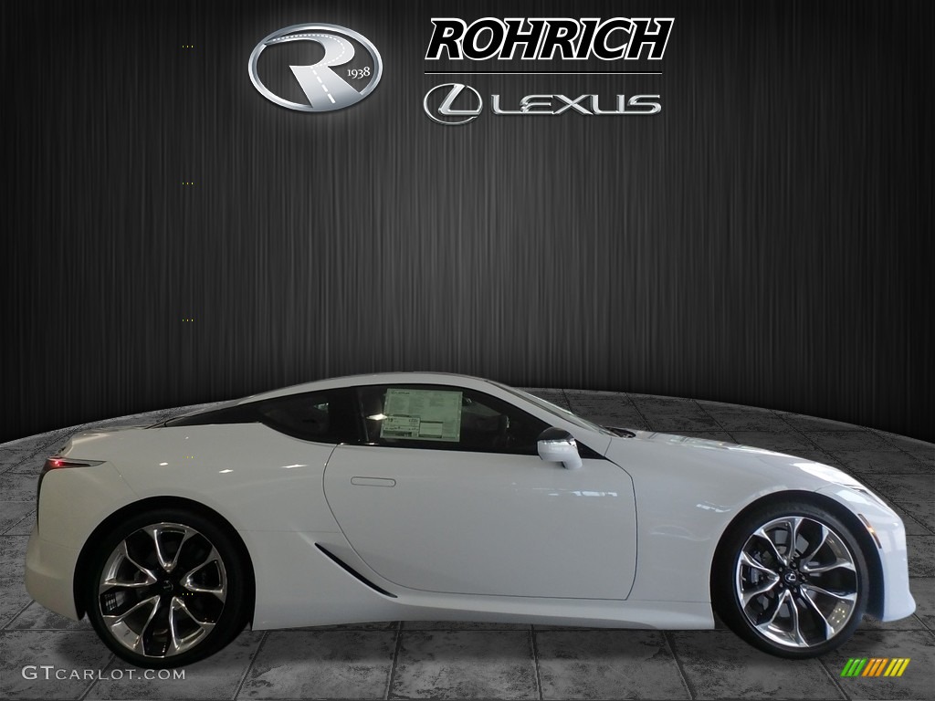 2018 LC 500 - Ultra White / Rioja Red photo #2