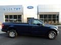 2017 Blue Jeans Ford F150 XLT Regular Cab 4x4  photo #1