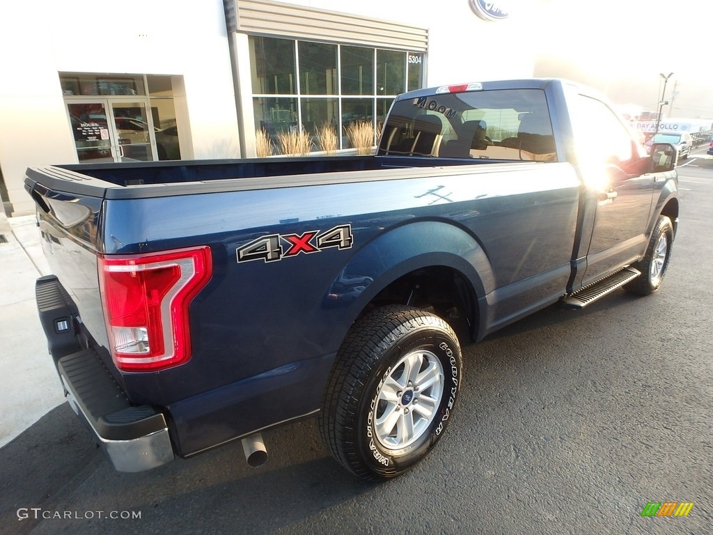 2017 F150 XLT Regular Cab 4x4 - Blue Jeans / Earth Gray photo #2