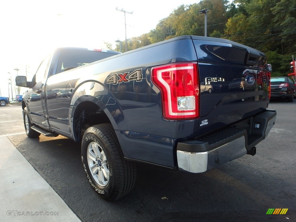 2017 F150 XLT Regular Cab 4x4 - Blue Jeans / Earth Gray photo #4