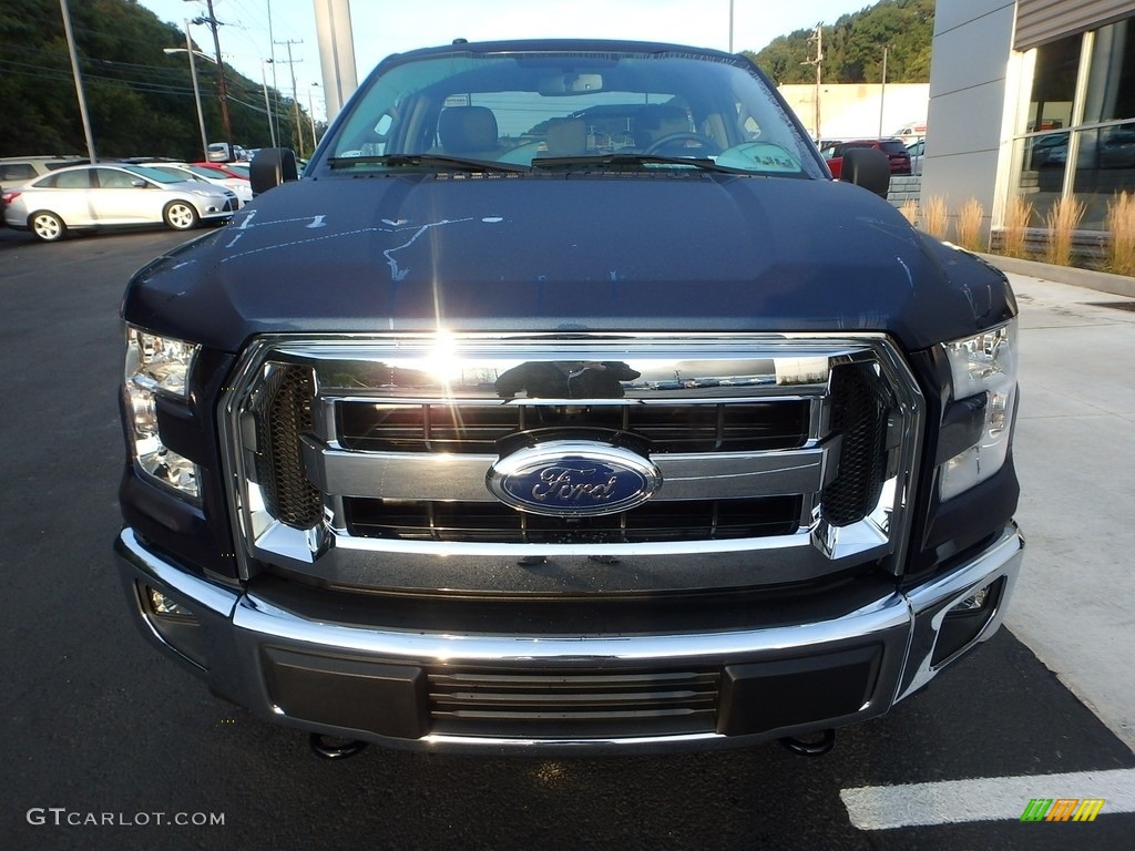 2017 F150 XLT Regular Cab 4x4 - Blue Jeans / Earth Gray photo #7