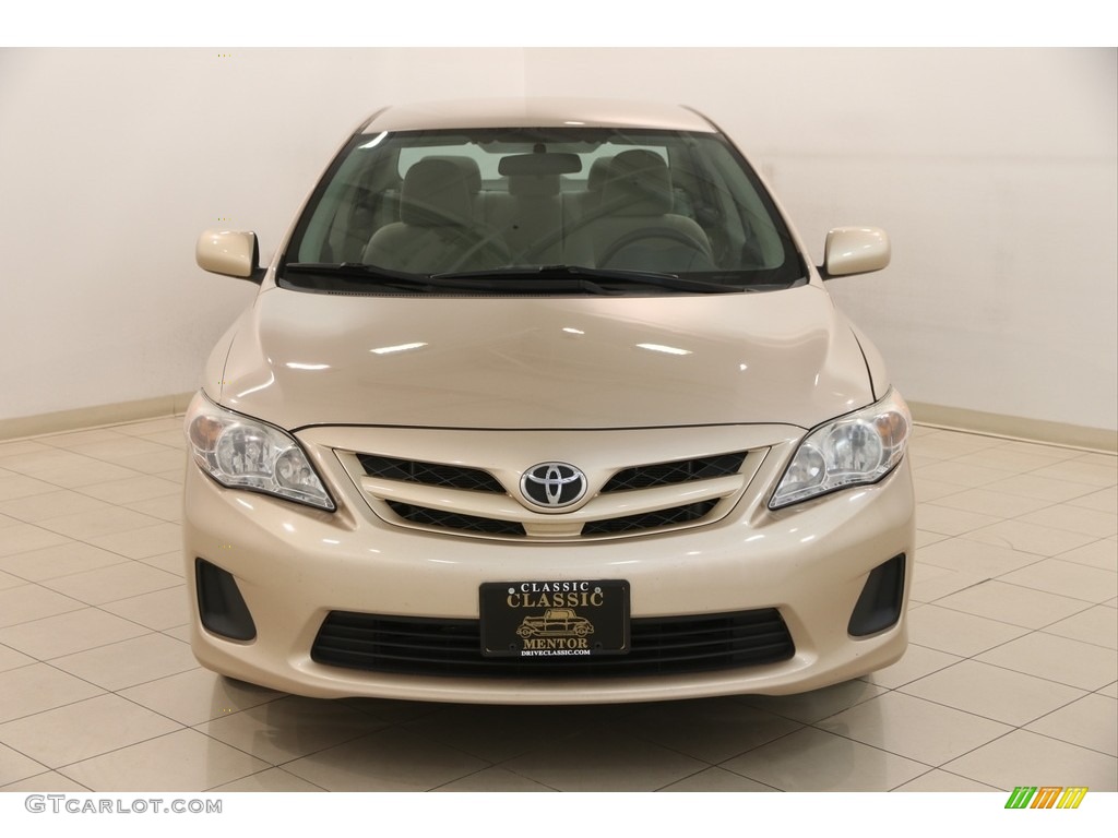 2011 Corolla LE - Sandy Beach Metallic / Bisque photo #2