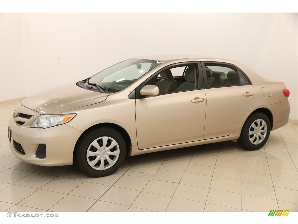 2011 Corolla LE - Sandy Beach Metallic / Bisque photo #3