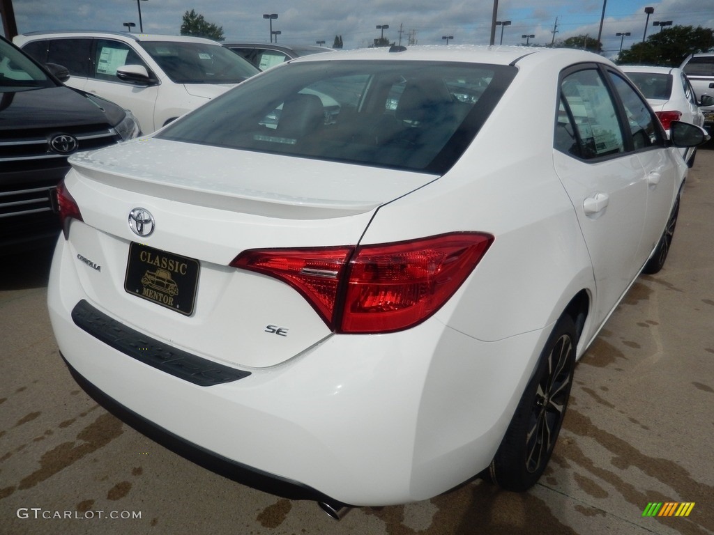 2018 Corolla SE - Super White / Black photo #2