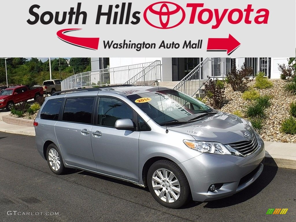2014 Sienna XLE AWD - Silver Sky Metallic / Light Gray photo #1