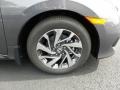 2017 Modern Steel Metallic Honda Civic EX Sedan  photo #3