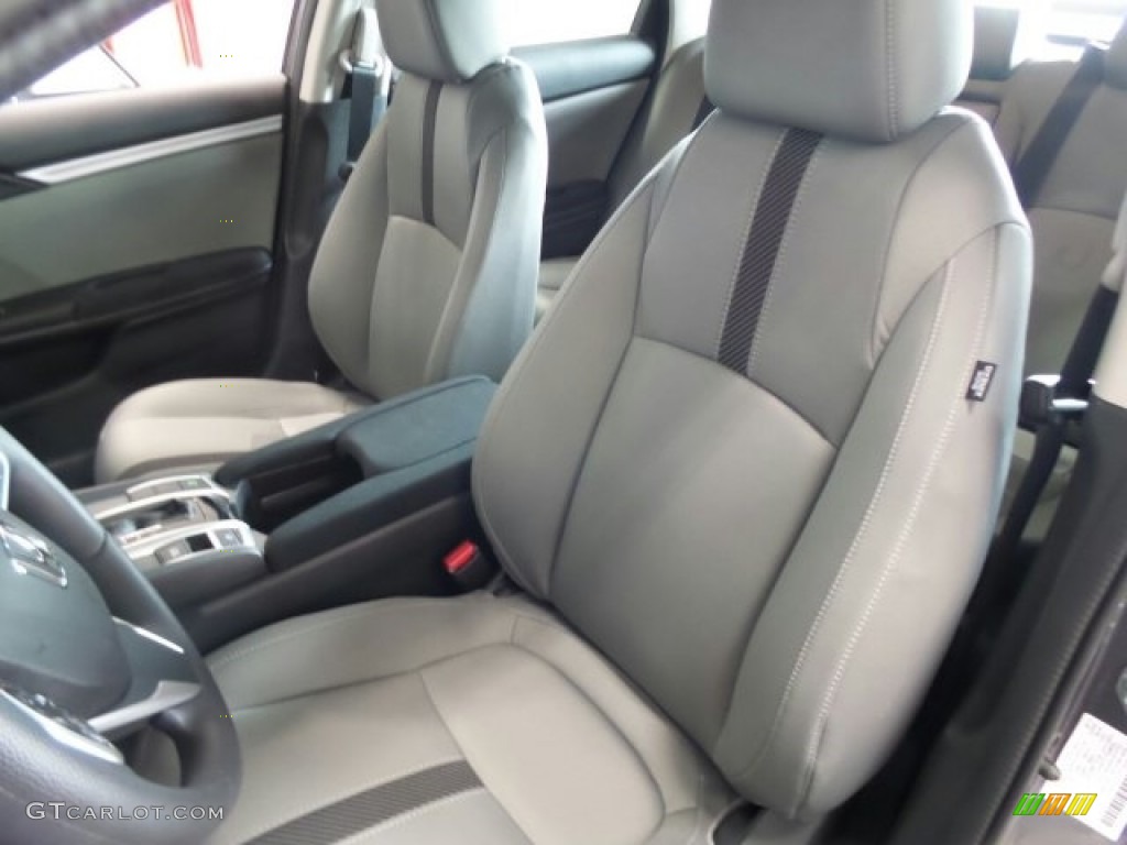 2017 Civic EX Sedan - Modern Steel Metallic / Gray photo #9