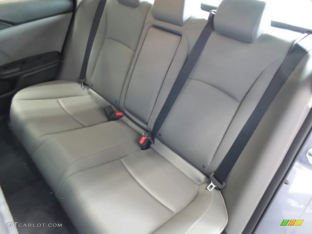 2017 Civic EX Sedan - Modern Steel Metallic / Gray photo #10