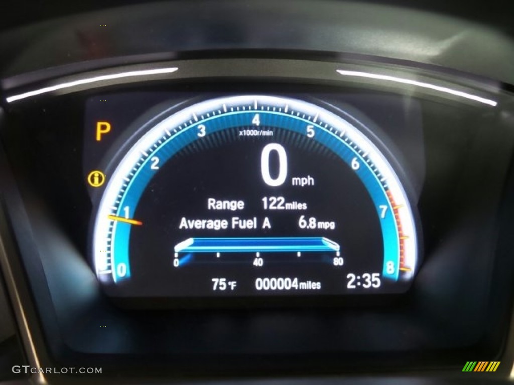 2017 Civic EX Sedan - Modern Steel Metallic / Gray photo #14