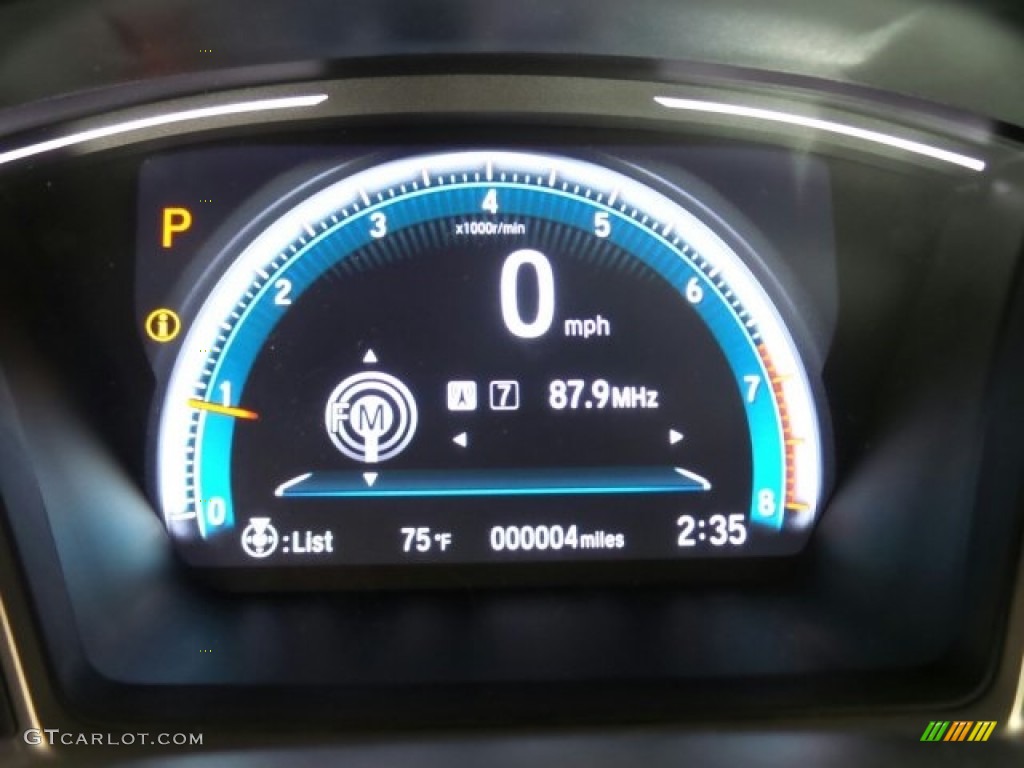 2017 Civic EX Sedan - Modern Steel Metallic / Gray photo #15