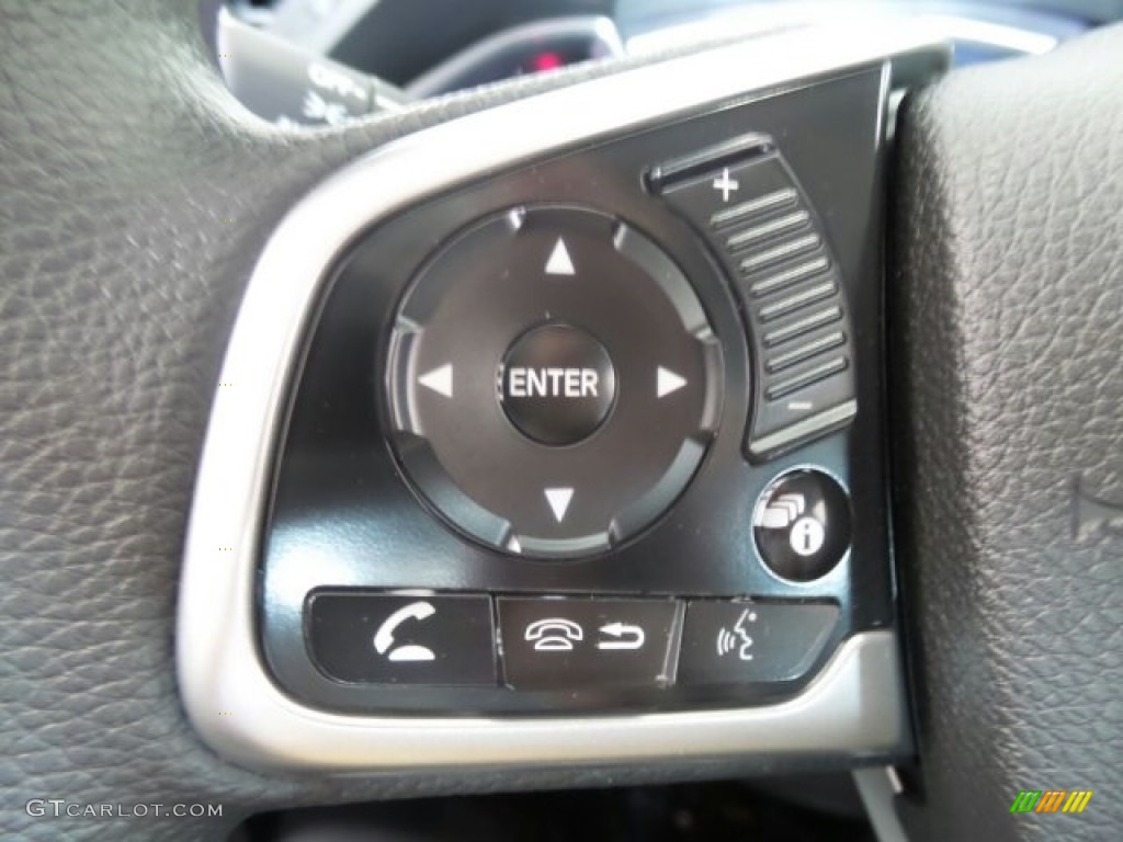 2017 Civic EX Sedan - Modern Steel Metallic / Gray photo #16