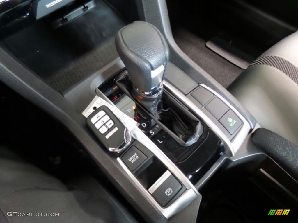 2017 Civic EX Sedan - Modern Steel Metallic / Gray photo #25