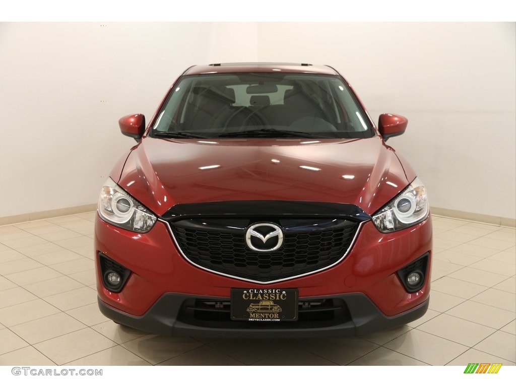 2013 CX-5 Touring AWD - Zeal Red Mica / Black photo #2