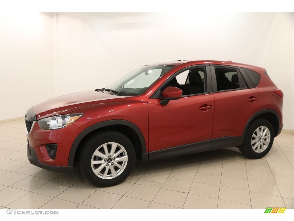 2013 CX-5 Touring AWD - Zeal Red Mica / Black photo #3