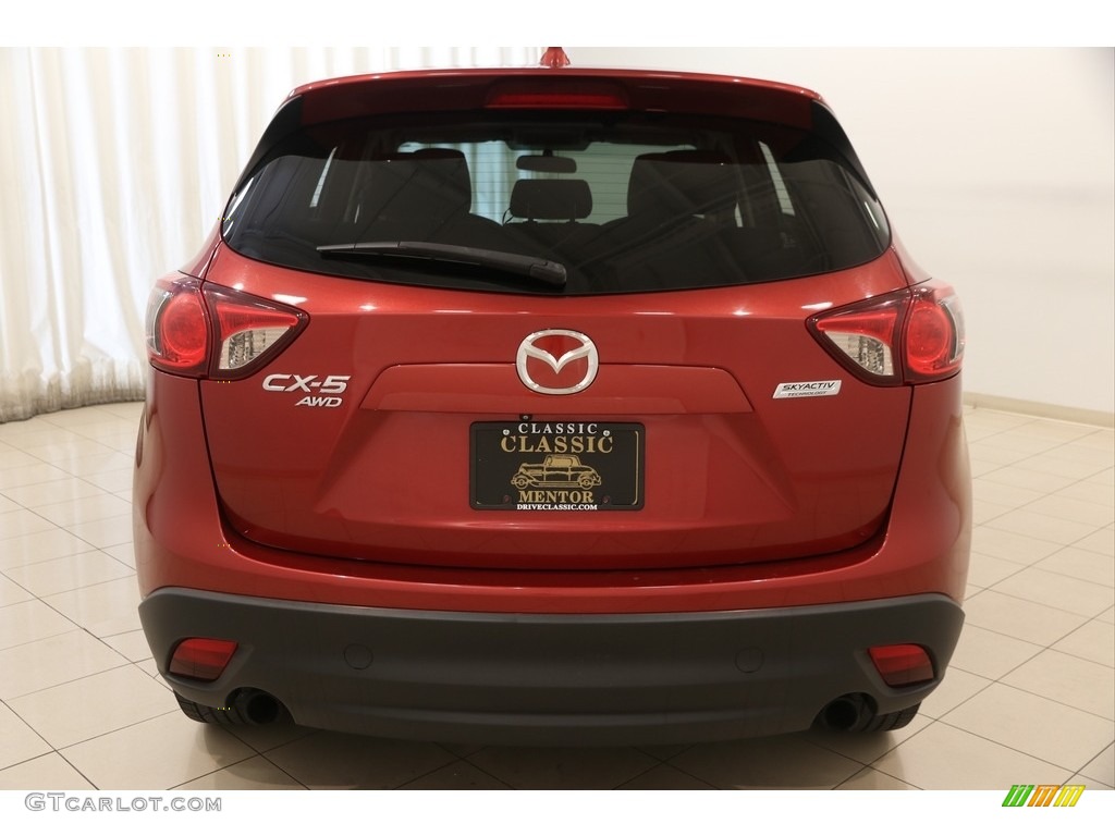 2013 CX-5 Touring AWD - Zeal Red Mica / Black photo #15
