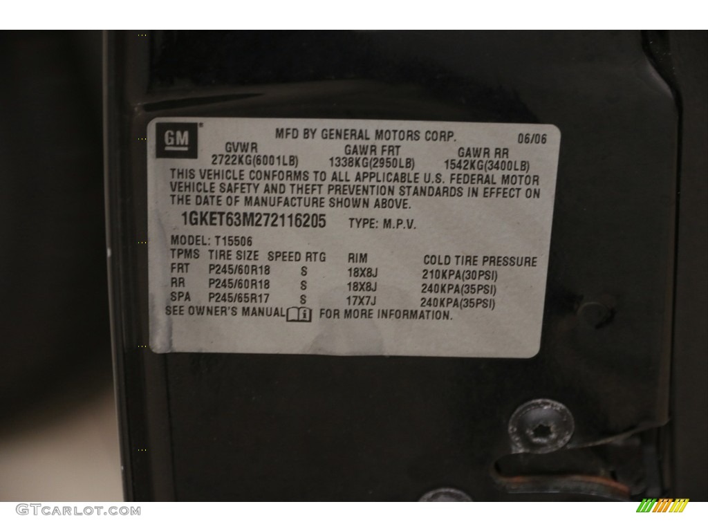 2007 Envoy Denali 4x4 - Onyx Black / Ebony photo #18