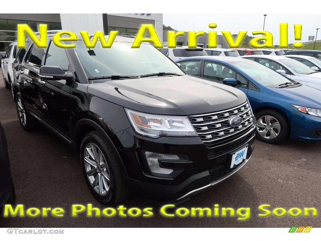 2017 Explorer Limited 4WD - Shadow Black / Ebony Black photo #1