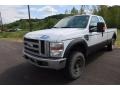 2008 Oxford White Ford F250 Super Duty XLT SuperCab 4x4  photo #3