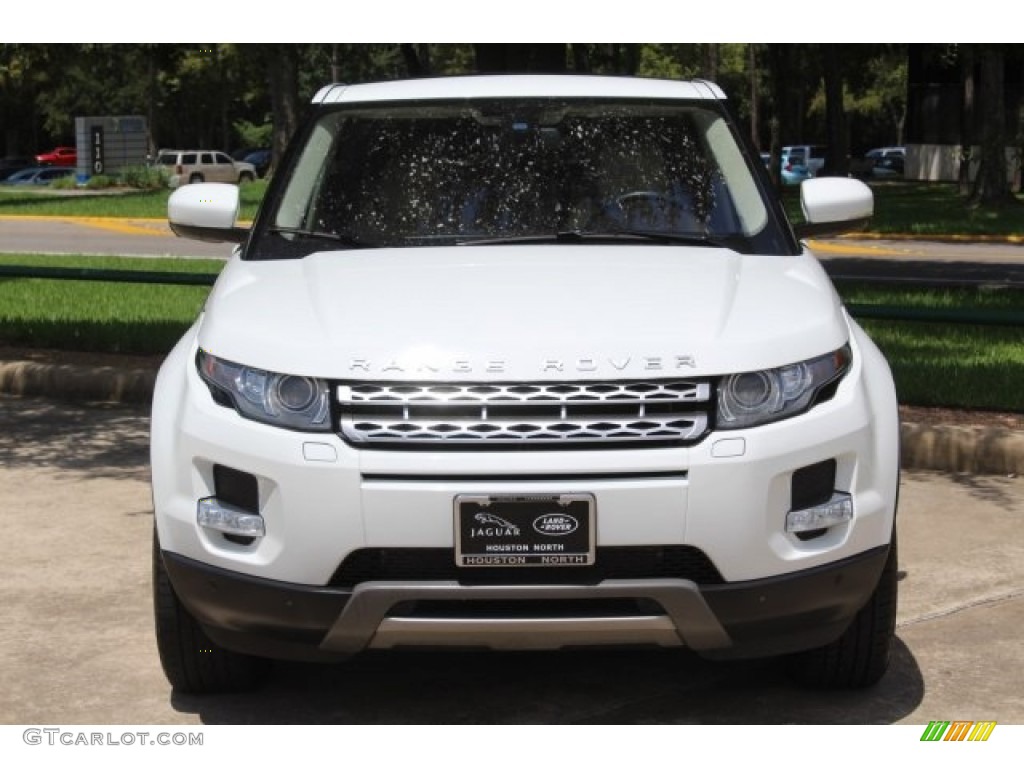 2012 Range Rover Evoque Prestige - Fuji White / Tan/Ivory/Espresso photo #2