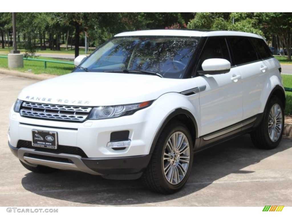 2012 Range Rover Evoque Prestige - Fuji White / Tan/Ivory/Espresso photo #3
