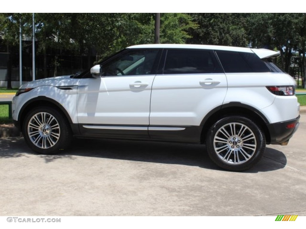 2012 Range Rover Evoque Prestige - Fuji White / Tan/Ivory/Espresso photo #4