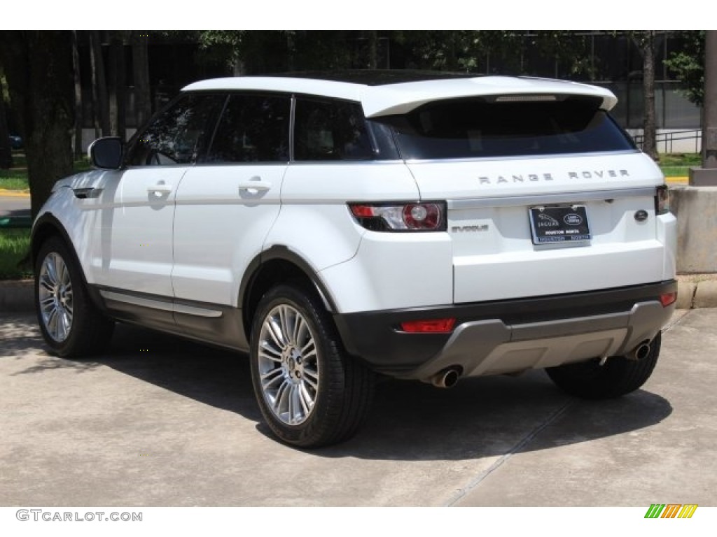 2012 Range Rover Evoque Prestige - Fuji White / Tan/Ivory/Espresso photo #5