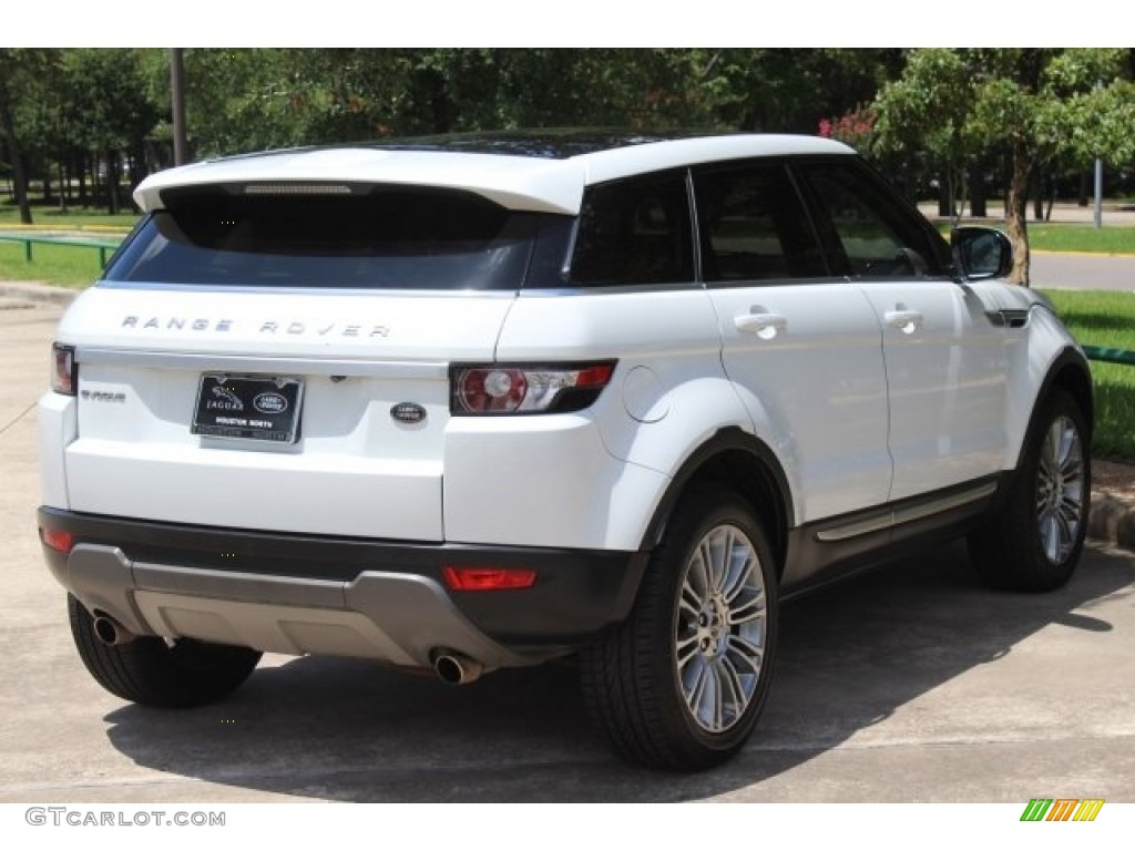 2012 Range Rover Evoque Prestige - Fuji White / Tan/Ivory/Espresso photo #7