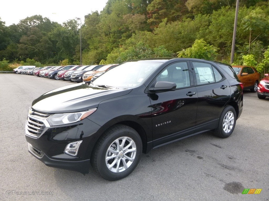 2018 Equinox LS - Mosaic Black Metallic / Medium Ash Gray photo #1