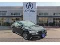 2018 Crystal Black Pearl Acura TLX V6 Technology Sedan  photo #1
