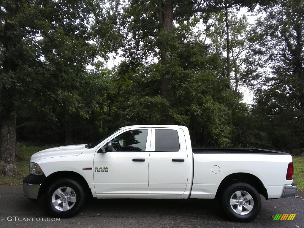 2017 1500 Tradesman Quad Cab 4x4 - Bright White / Black/Diesel Gray photo #1