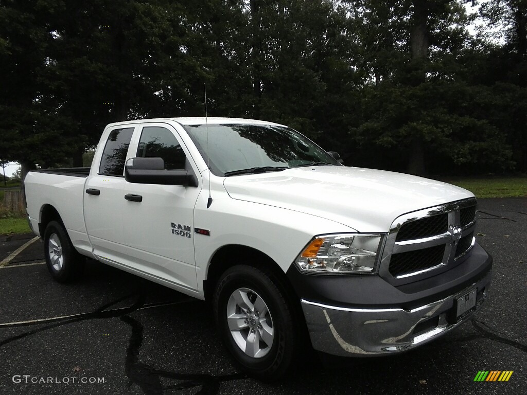 2017 1500 Tradesman Quad Cab 4x4 - Bright White / Black/Diesel Gray photo #4