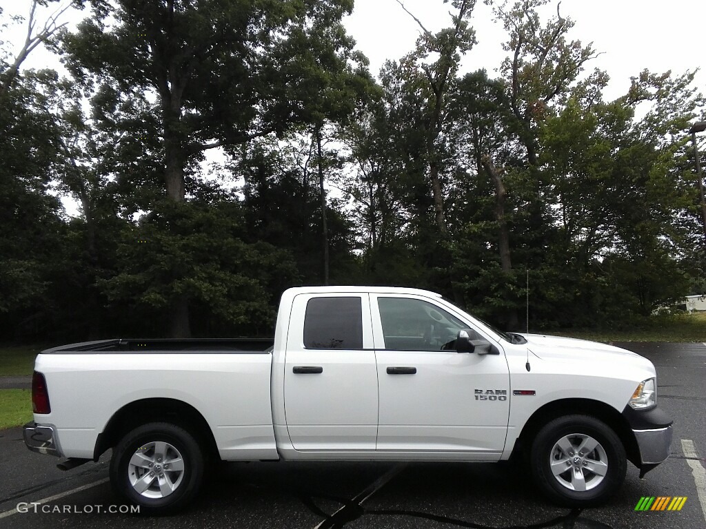 2017 1500 Tradesman Quad Cab 4x4 - Bright White / Black/Diesel Gray photo #5