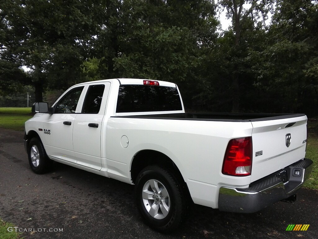 2017 1500 Tradesman Quad Cab 4x4 - Bright White / Black/Diesel Gray photo #8