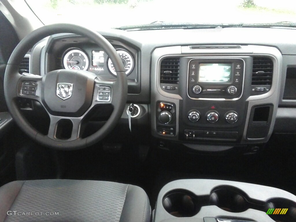 2017 1500 Tradesman Quad Cab 4x4 - Bright White / Black/Diesel Gray photo #15