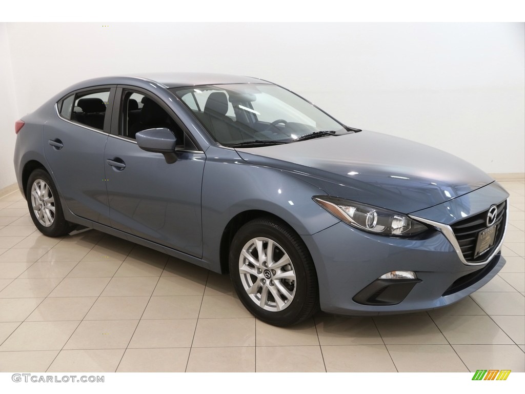 2014 MAZDA3 i Touring 4 Door - Blue Reflex Mica / Black photo #1