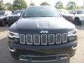 2018 Diamond Black Crystal Pearl Jeep Grand Cherokee Overland 4x4  photo #8