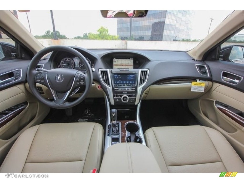 Parchment Interior 2018 Acura TLX Technology Sedan Photo #122702940
