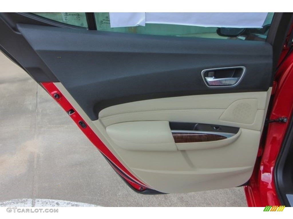 2018 TLX Technology Sedan - San Marino Red / Parchment photo #16