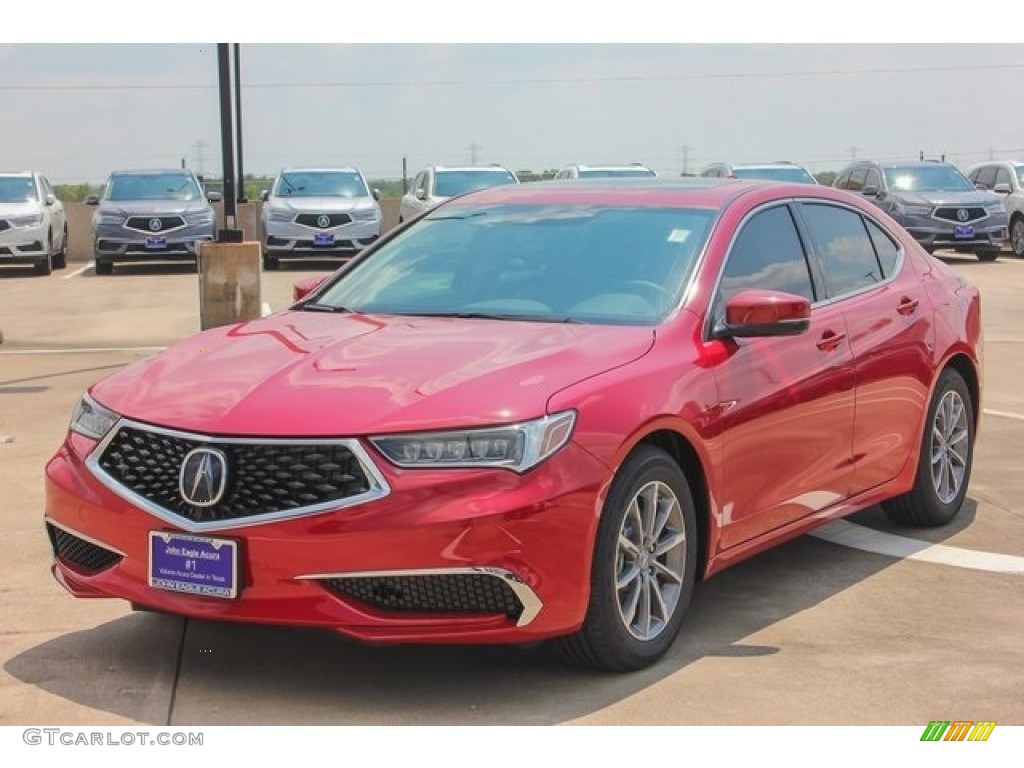 2018 TLX Sedan - San Marino Red / Parchment photo #3