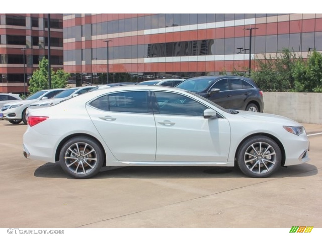 2018 TLX V6 SH-AWD Technology Sedan - Bellanova White Pearl / Ebony photo #8