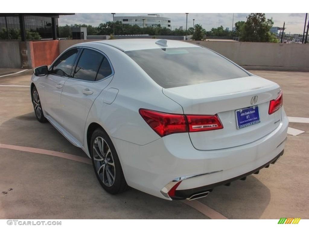 2018 TLX V6 SH-AWD Technology Sedan - Bellanova White Pearl / Parchment photo #5