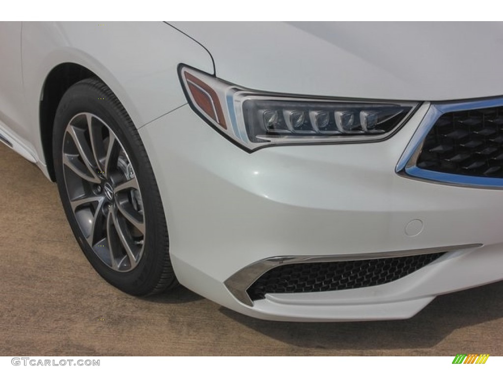 2018 TLX V6 SH-AWD Technology Sedan - Bellanova White Pearl / Parchment photo #10