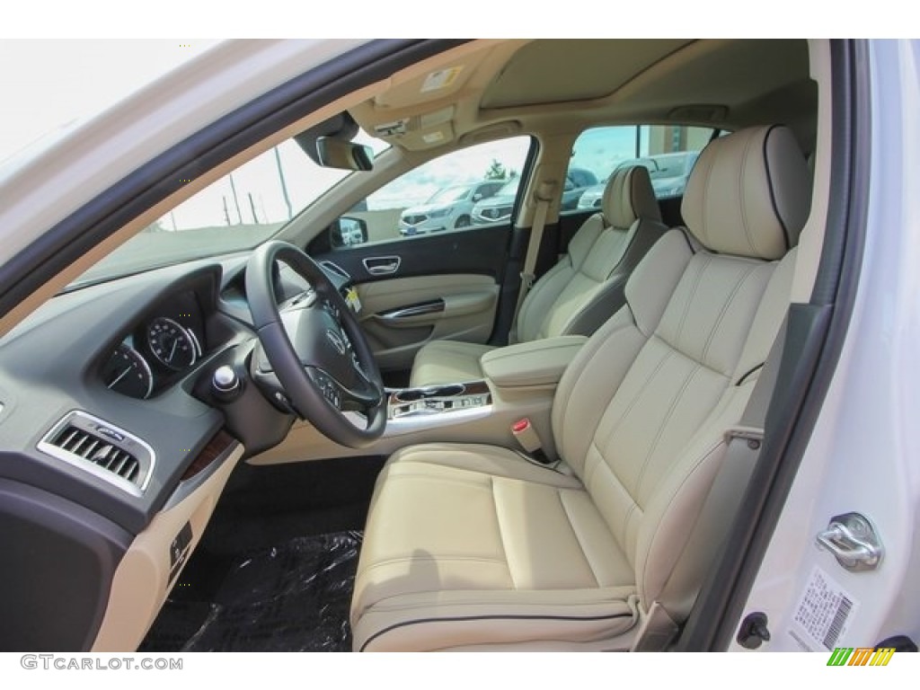 Parchment Interior 2018 Acura TLX V6 SH-AWD Technology Sedan Photo #122703777