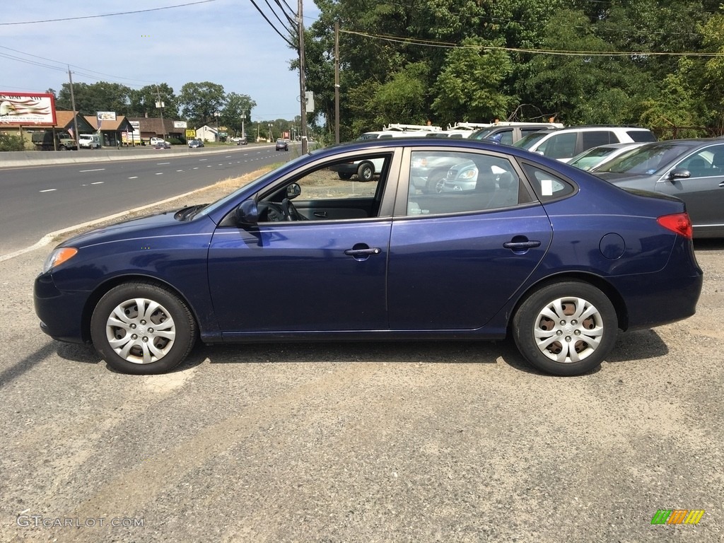 2010 Elantra GLS - Regatta Blue / Gray photo #2